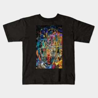 Kaleidoscopic Collage Kids T-Shirt